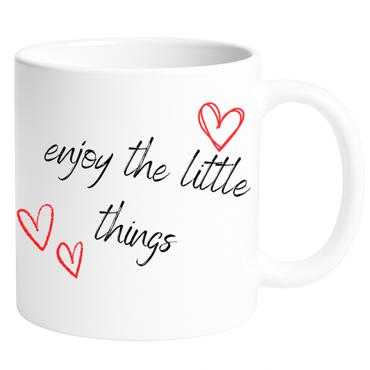 Keramična skodelica – Uživaj v majhnih stvareh