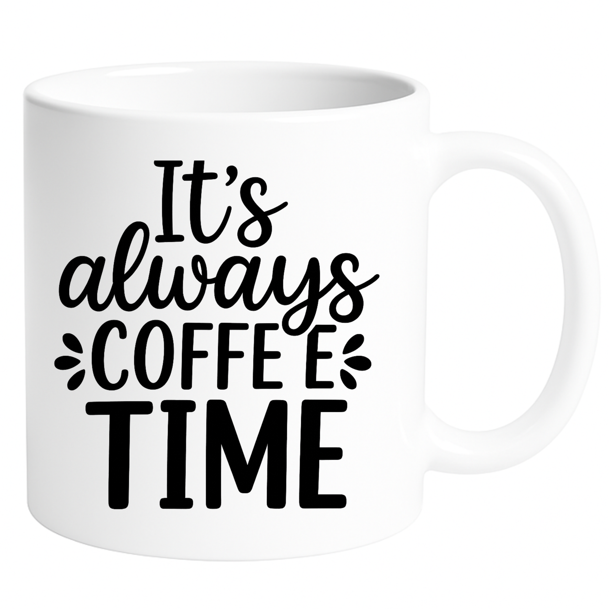 Keramična skodelica – Čas za kavo